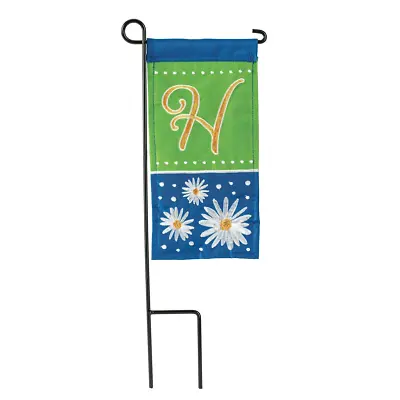 Daisy H Monogram Mini Flag With Stand • $21.87