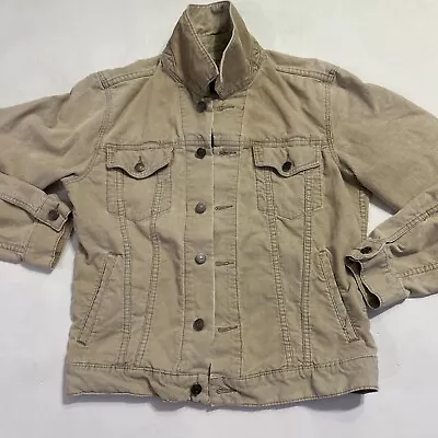 Vintage Gap Jacket Beige Corduroy Trucker Jacket Cowboy 2003 Size Medium Y2k • $38