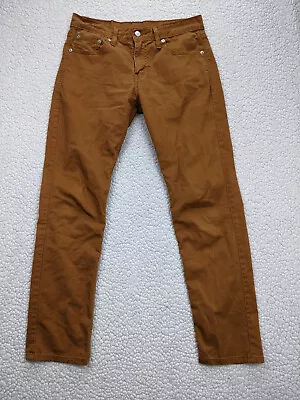 Levis 511 Slim Fit Mens 30x30 Flex Biege Jeans Straight Med Wash • $16.94