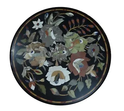 24  Marble Table Top Decorative Handmade Multi Color Stone Home Decor • £597.90
