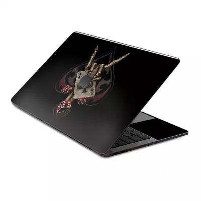 Skin Decal Wrap For MacBook Pro 13  Retina Touch  Ace Of Spades Skull Hand • $15.98