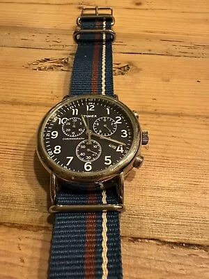 Timex Mens Weekender Chronograph Watch 40mm With Nato Strap • £50