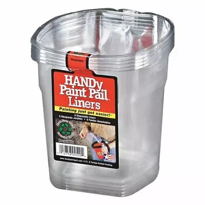 Handy Paint Products 2520-Ct Plastic Paint Bucket Liner 1 Qt 6 Pk • $4.99