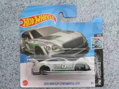 Hot Wheels H3EF 044 2018 BENTLEY CONTINENTAL GT3 Silver 2023 44/250 CaseEF • $7.20