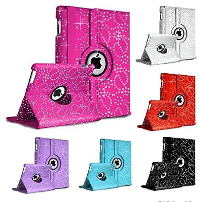 £4.95 • Buy Leather 360 Rotating Bling Case Cover For Apple IPad Mini 1 2 3 Generation 7.9  