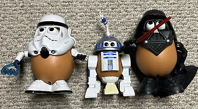 Mr Potato Head Star Wars Darth Vader R2D2 Stormtrooper Accessories Lot 3 Leia • $19.99