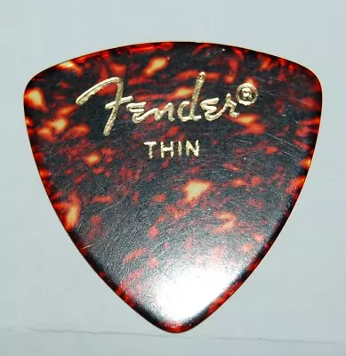 3 X Fender Guitar Picks Shell 346 Picks Thin Medium Heavy Or Extra Heavy • $5.70