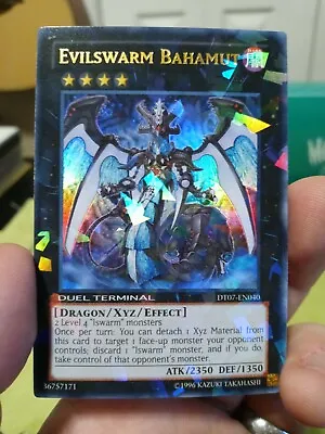 Yugioh Evilswarm Bahamut DT07-EN040 Ultra Rare Played Condition • $10