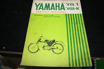 Yamaha YG1 And YG1-K Motorcycle Service Manual. • $25