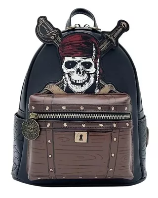 NEW Loungefly Backpack Pirates Of The Caribbean Cosplay School Bag Gift Boy Girl • $145