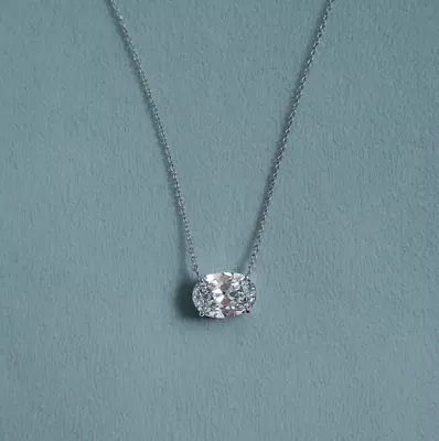 NIB Melinda Maria HELLO GORGEOUS Silver Solitaire Diamond Necklace • $68