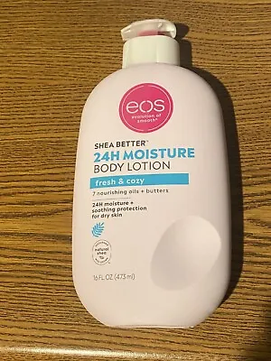 Eos Shea Better Body Lotion- Fresh & Cozy 24-Hour Moisture Skin Care 16 Oz NEW • $12.29