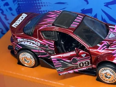 NEW 2024 Hot Wheels Pull-Back Speeders Mazda RX8 Custom • $18.98