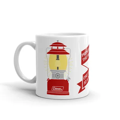 Coleman Lantern Red 200A Short Hat  Preserving The Past  Coffee Mug • $12.10