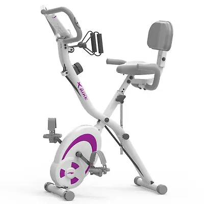 Folding Stationary Cycling Workout Exercise Bike LCD Monitor 12 Levels AU22802 • $259