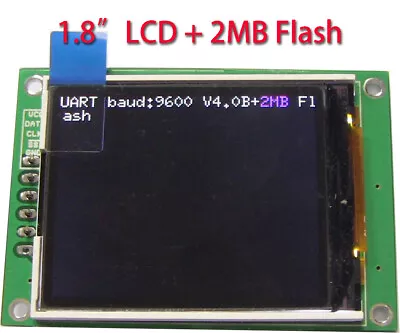 1.8  Color TFT 160x128 UART/I2C/IIC/SPI Display+2MB Flash Module Arduino/Teensy • $15.49