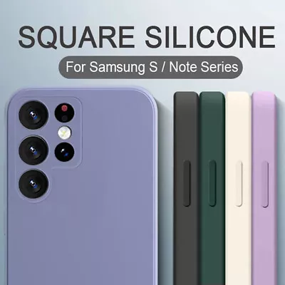 $12.91 • Buy Liquid Silicone Shockproof Case For Samsung S22 S21 S20 S10 Plus Note10 20 Ultra