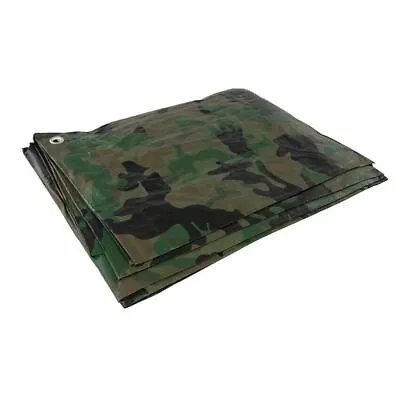 2 M X 2 M Tarpaulin Heavy Duty Waterproof Cover Tarp Ground Camping Sheet Best • £7.48