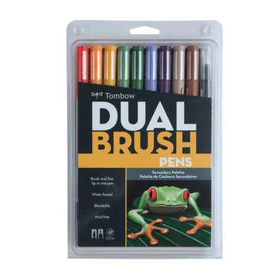 $47.50 • Buy Tombow ABT Dual Brush Pen - 10 Colour Set - Secondary