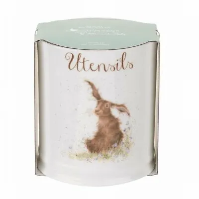 Wrendale Designs Hare Illustrated Utensils Jar - Lovely Kitchen Accessory • £25.99