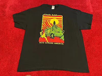 $39.99 • Buy Uncle Acid And The Deadbeats 2014 Tour XXL T-Shirt 2 Sided Concert Doom Metal