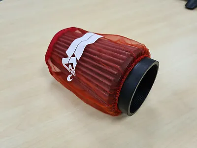 K&N Performance Dry Charger Air Filter Wrap Cone Filter Bag - Red - Universal  • $22.34