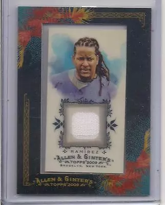 Manny Ramirez Jersey  2009 Topps Allen & Ginter Baseball  • $6