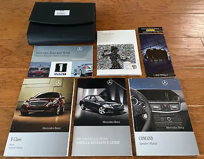 2010 Mercedes Benz E Class Sedan Owners Manual Guide Set In Storage Case 350 550 • $39.95