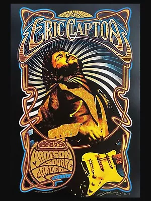 Eric Clapton NYC Rock N Roll Vintage Music Poster 18 X24  Poster Free Shipping • $9.89