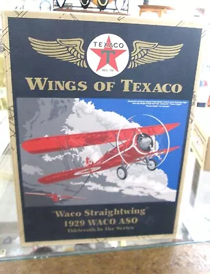 Wings Of Texaco Ertl Die Cast 1929 WACO ASO Straightwing NOB • $37.95