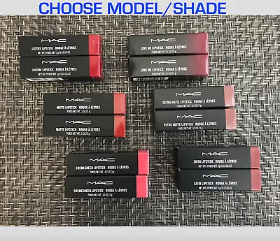 (2 Pks.) MAC LIPSTICK (FULL SIZE): CHOOSE YOUR MODEL & SHADE • $26