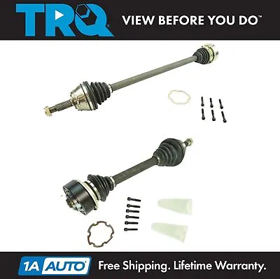 TRQ Front CV Axle Shaft Pair LH & RH Sides For VW Cabrio Jetta • $129.95