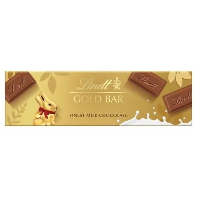 Lindt Easter Gold Bunny Bar Milk Chocolate 300GBest Easter Perfect Kids Giftbox • £10.99