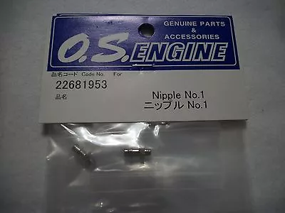 $4.50 • Buy Os  Fuel Pressure Muffler Nipple # 1 Short
