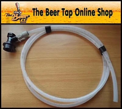 £11.09 • Buy 3/8  Flexible Beer Line/Pipe+Liquid Ball Lock Disconnect For Cornelius/Corny Keg