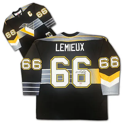 Mario Lemieux Signed Mitchell & Ness Jersey - Pittsburgh Penguins • $2776.64
