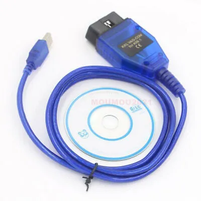 $7.98 • Buy OBD2 II OBD USB Cable KKL VAG-COM 409.1 Diagnostic Scanner For Audi Seat VCDS