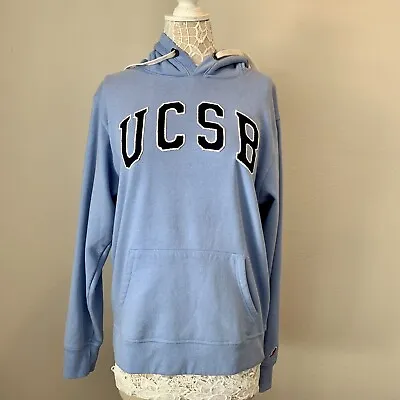 UCSB UC Santa Barbara League Sweatshirt Hoodie LIght Blue Women’s Large • $26.99