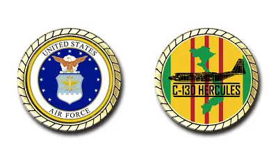 C-130 Hercules Vietnam US Air Force Challenge Coin Officially Licensed • $16.95