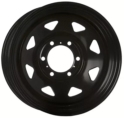 Extreme 4x4 Steel Wheel 16x8-3 6/114.3 20P Black 66.1 Fits Nissan Navara D40 • $106.95
