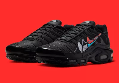 Nike Air Max Plus TN  Black Multiswoosh  (FJ4224-001) US9-11 Mens Sneaker New • $399.95