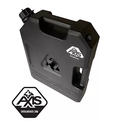 2 Gallon BLACK Jerry Gas Can W/ Universal Mount OVERLAND JEEP 4X4 OFFROAD • $69.95