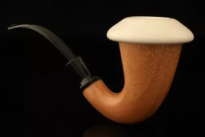 Calabash Meerschaum Pipe - Mahogany Wood Comes With Custom Pocket Case 12470 • $150