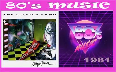 1981 LP The J. Geils Band - Freeze Frame • $7
