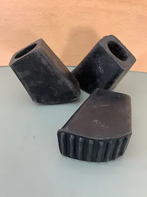 LOT Of 3 Rubber Foot Parts For 70s 80s Vtg Cymbal Hi-Hat Snare Drum Stand Throne • $7