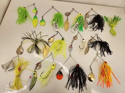 Lot Of 11 Spinner Baits Some New Others EUC. 1 Chatter Bait 1 Prop Bait.  • $19.99