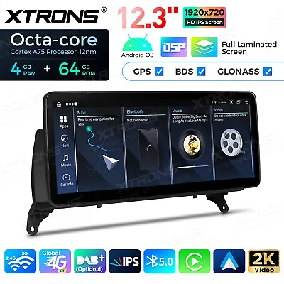 12.3  Android 13 8Core 4G Car Stereo GPS Radio For BMW X5 E70 X6 E71 CIC 2011-13 • $659.99