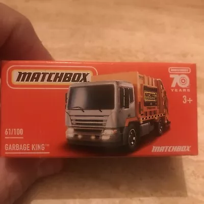 Matchbox Garbage King Truck 70 Years New In The Box • £3.99