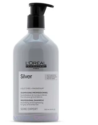 L'OREAL Serie Expert Silver Neutralizing Shampoo | For Grey And White Hair 500ml • $31