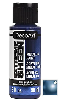 DecoArt Extreme Sheen Metallic Acrylic Paint 2oz - 30 Colours - Metallic Shimmer • £3.45